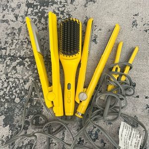 Drybar tool like new! Brush crush, tress press, mini tress press and crimper!